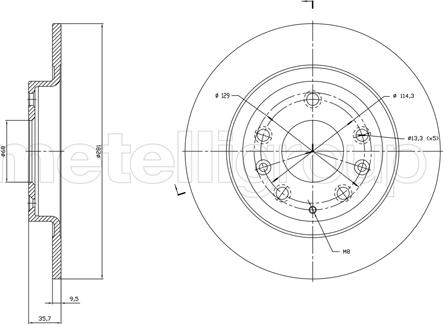 Fri.Tech. BD1831 - Əyləc Diski furqanavto.az