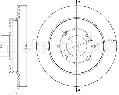 Fri.Tech. BD1396 - Əyləc Diski furqanavto.az