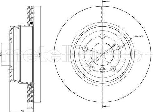 Fri.Tech. BD1398 - Əyləc Diski furqanavto.az