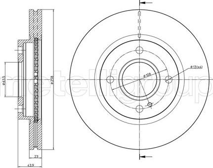 Fri.Tech. BD1346 - Əyləc Diski furqanavto.az