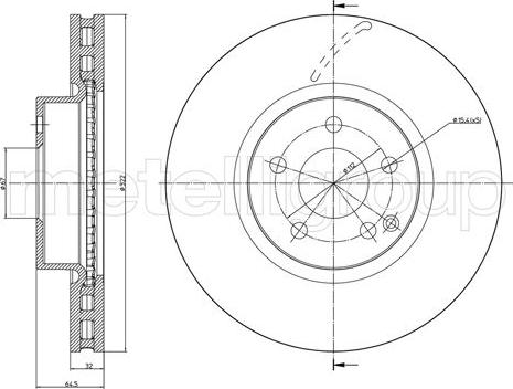 Fri.Tech. BD1364 - Əyləc Diski furqanavto.az