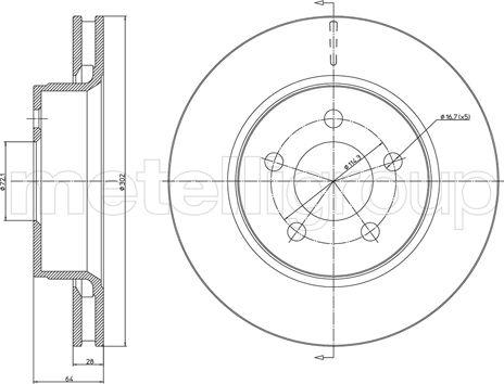 Fri.Tech. BD1306 - Əyləc Diski furqanavto.az