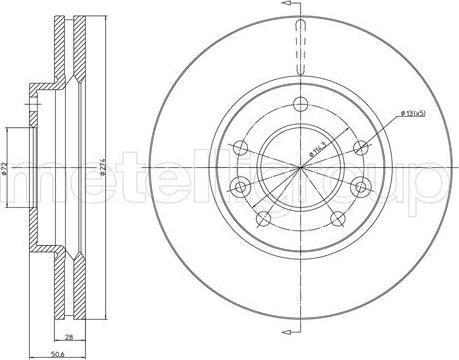 Fri.Tech. BD1311 - Əyləc Diski furqanavto.az