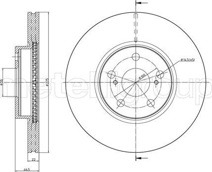 Fri.Tech. BD1389 - Əyləc Diski furqanavto.az