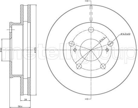 Fri.Tech. BD1386 - Əyləc Diski furqanavto.az