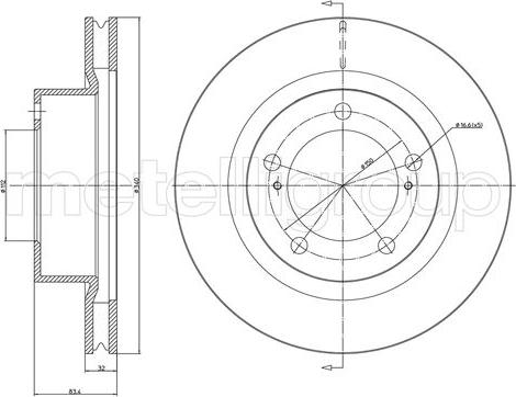 Fri.Tech. BD1388 - Əyləc Diski furqanavto.az