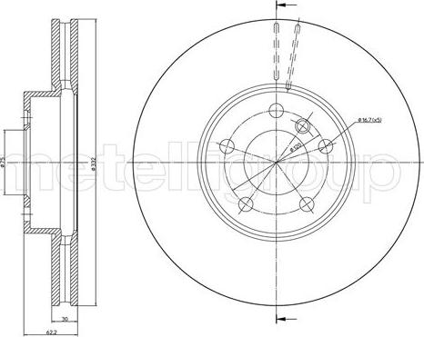 Fri.Tech. BD1337 - Əyləc Diski furqanavto.az