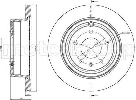 Fri.Tech. BD1320 - Əyləc Diski furqanavto.az