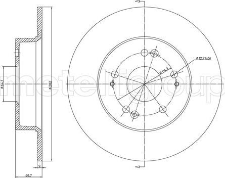 Fri.Tech. BD1323 - Əyləc Diski furqanavto.az