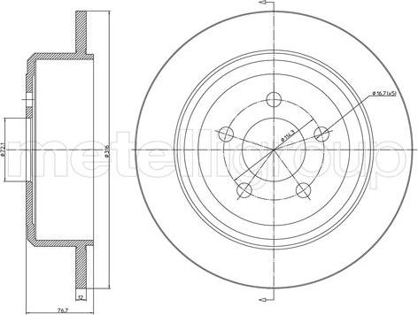 Fri.Tech. BD1292 - Əyləc Diski furqanavto.az