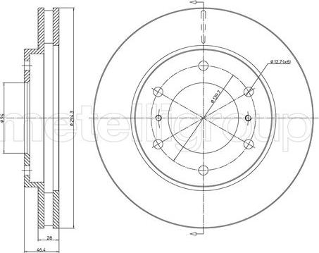 Fri.Tech. BD1244 - Əyləc Diski furqanavto.az