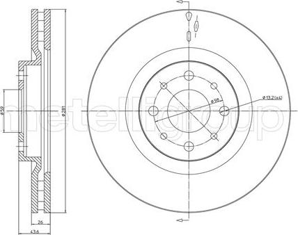 Fri.Tech. BD1202 - Əyləc Diski furqanavto.az