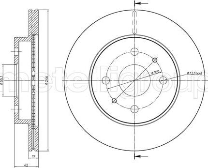 Fri.Tech. BD1217 - Əyləc Diski furqanavto.az