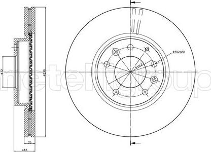 Fri.Tech. BD1283 - Əyləc Diski furqanavto.az