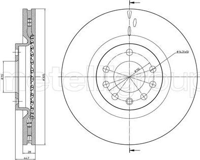 Fri.Tech. BD1238 - Əyləc Diski furqanavto.az