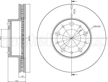 Fri.Tech. BD1224 - Əyləc Diski furqanavto.az