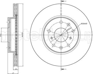 Fri.Tech. BD1223 - Əyləc Diski furqanavto.az