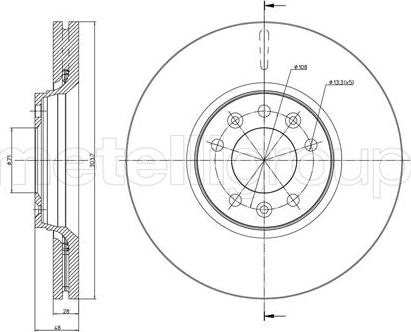 Fri.Tech. BD1222 - Əyləc Diski furqanavto.az