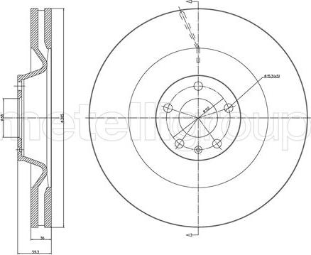 Fri.Tech. BD1274 - Əyləc Diski furqanavto.az