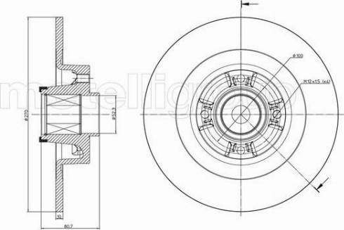 Fri.Tech. BD1271 - Əyləc Diski furqanavto.az