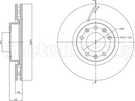 Fri.Tech. BD1764 - Əyləc Diski furqanavto.az