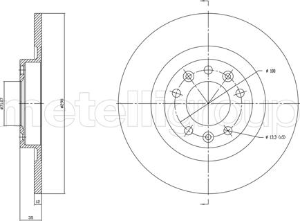 Fri.Tech. BD1760 - Əyləc Diski furqanavto.az