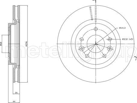 Fri.Tech. BD1762 - Əyləc Diski furqanavto.az