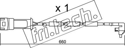 Fri.Tech. SU.090 - Xəbərdarlıq Kontakt, əyləc padinin aşınması furqanavto.az