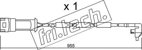 Fri.Tech. SU.091 - Xəbərdarlıq Kontakt, əyləc padinin aşınması furqanavto.az