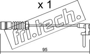 Fri.Tech. SU.011 - Xəbərdarlıq Kontakt, əyləc padinin aşınması furqanavto.az