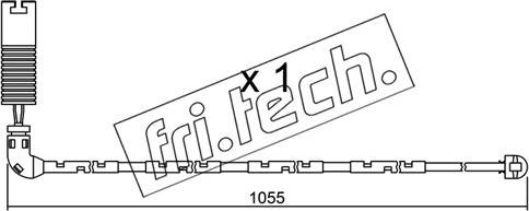 Fri.Tech. SU.196 - Xəbərdarlıq Kontakt, əyləc padinin aşınması furqanavto.az