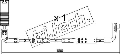 Fri.Tech. SU.157 - Xəbərdarlıq Kontakt, əyləc padinin aşınması furqanavto.az