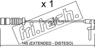 Fri.Tech. SU.161 - Xəbərdarlıq Kontakt, əyləc padinin aşınması furqanavto.az