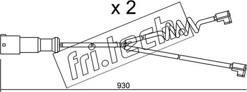 Fri.Tech. SU.188K - Xəbərdarlıq Kontakt, əyləc padinin aşınması furqanavto.az