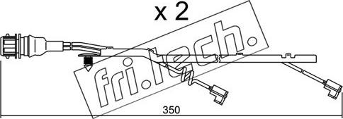 Fri.Tech. SU.182K - Xəbərdarlıq Kontakt, əyləc padinin aşınması furqanavto.az