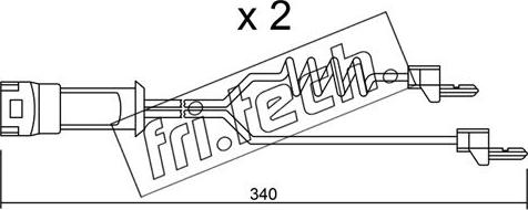 Fri.Tech. SU.172K - Xəbərdarlıq Kontakt, əyləc padinin aşınması furqanavto.az