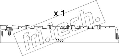 Fri.Tech. SU.358 - Xəbərdarlıq Kontakt, əyləc padinin aşınması furqanavto.az