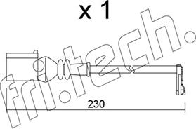 Fri.Tech. SU.364 - Xəbərdarlıq Kontakt, əyləc padinin aşınması furqanavto.az