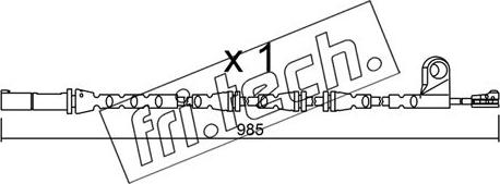 Fri.Tech. SU.309 - Xəbərdarlıq Kontakt, əyləc padinin aşınması furqanavto.az