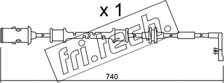 Fri.Tech. SU.318 - Xəbərdarlıq Kontakt, əyləc padinin aşınması furqanavto.az