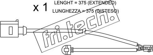 Fri.Tech. SU.294 - Xəbərdarlıq Kontakt, əyləc padinin aşınması furqanavto.az