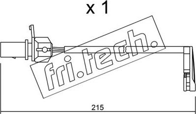 Fri.Tech. SU.291 - Xəbərdarlıq Kontakt, əyləc padinin aşınması furqanavto.az