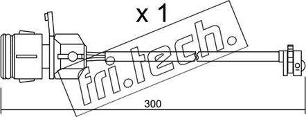 Fri.Tech. SU.249 - Xəbərdarlıq Kontakt, əyləc padinin aşınması furqanavto.az