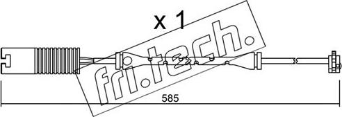 Fri.Tech. SU.250 - Xəbərdarlıq Kontakt, əyləc padinin aşınması furqanavto.az