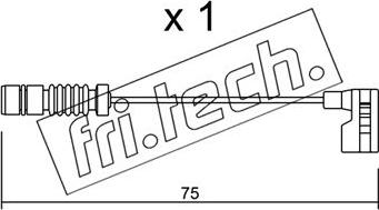 Fri.Tech. SU.251 - Xəbərdarlıq Kontakt, əyləc padinin aşınması furqanavto.az