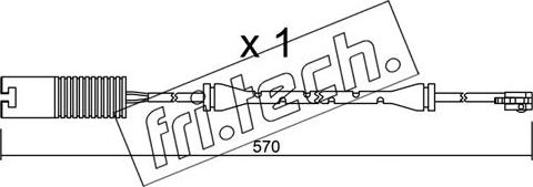 Fri.Tech. SU.208 - Xəbərdarlıq Kontakt, əyləc padinin aşınması furqanavto.az