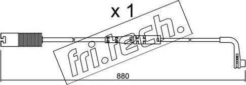 Fri.Tech. SU.207 - Xəbərdarlıq Kontakt, əyləc padinin aşınması furqanavto.az