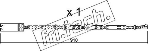 Fri.Tech. SU.282 - Xəbərdarlıq Kontakt, əyləc padinin aşınması furqanavto.az