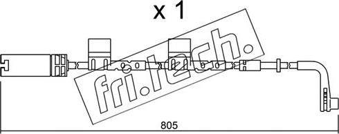 Fri.Tech. SU.222 - Xəbərdarlıq Kontakt, əyləc padinin aşınması furqanavto.az