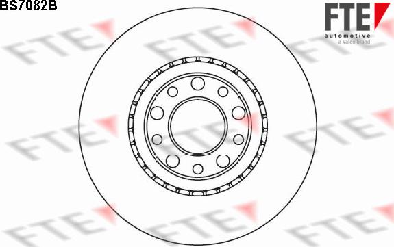 FTE BS7082B - Əyləc Diski furqanavto.az